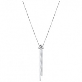 Swarovski collana a Y Lifelong, bianco, cristalli pendenti - 5408435