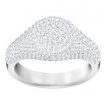 Swarovski ring, Stone Signet, white silvered - 5393186