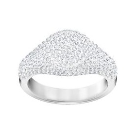 Swarovski anello Stone Signet bianco argentato - 5393186