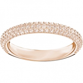 Swarovski ring, Mini Stone, rose gold plated - 5402441