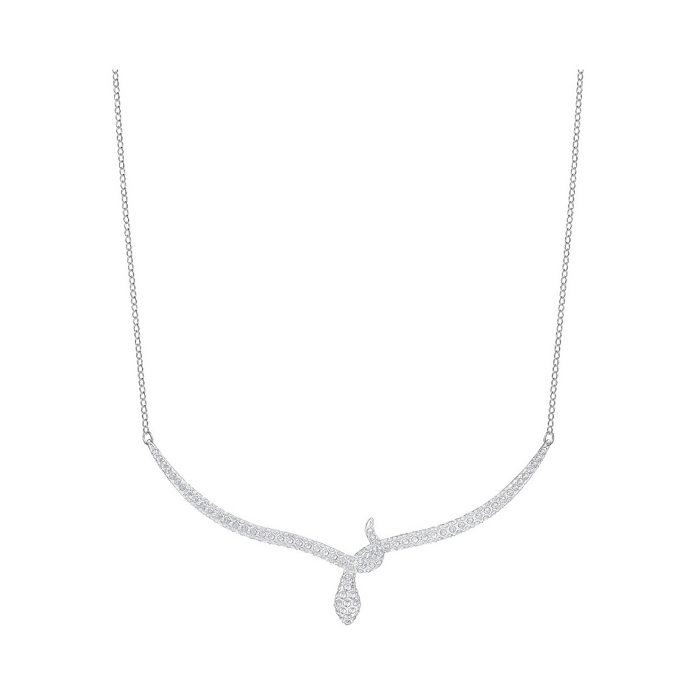 Labe uniek Commissie Swarovski necklace, Leslie, snake, silver collier - 5372292