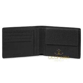Piquadro Setebos Men's wallet with black coin purse