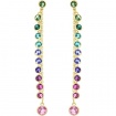 Swarovski multicolored dangle earrings Attract - 5402030