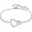Swarovski, tennis bracelet, Lovely, white silvered heart 5380704