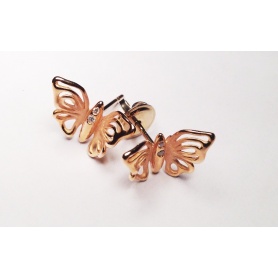 Butterfly Earrings-GOR1367P