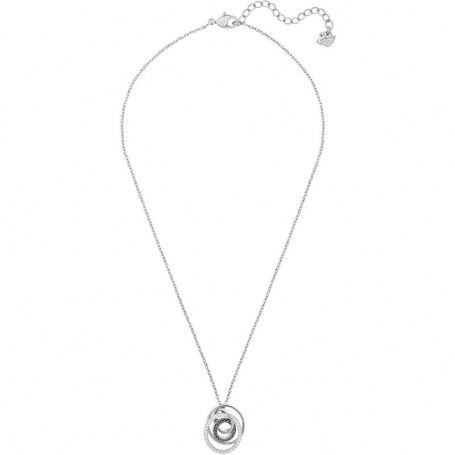 Swarovski Greeting Ring necklace, spiral pendant silver - 5380554