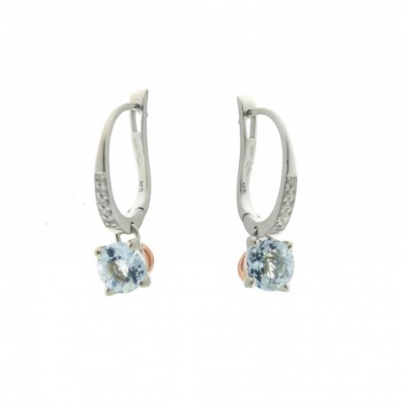 Aquamarine earrings and diamonds-1O06796B1700P