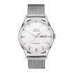Heritage Visodate Automatic silver watch - T0194301103100