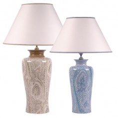 Etro lampada collezione Westfield colore azzurro media