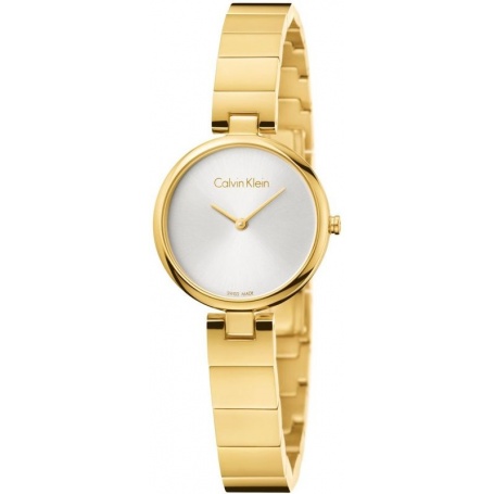 Calvin Klein Authentic watch in gold steel K8G23546