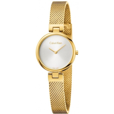 Calvin Klein Authentic watch Milanese gold mesh K8G23526