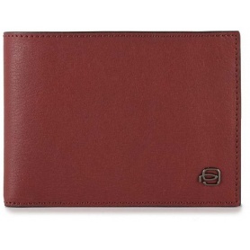 Wallet man Piquadro Black Square red PU257B3R / R