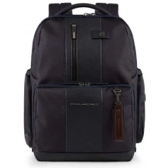 Piquadro Men's Brief Blue Backpack - CA4439BRBM / BLU