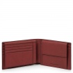 Piquadro wallet Black Square red