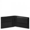 Wallet man Piquadro Black Square black PU257B3R / N