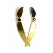 Emi & Eve River pendant earrings with onyx EEA051N
