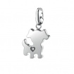 Salvini Charm dog pendant silver and diamond - 20077076