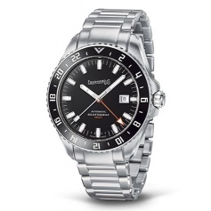 Men's watch Eberhard Scafofraf GMT black dial - 41038
