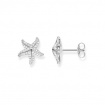 Thomas Sabo earrings Starfish silver and white cubic zirconia