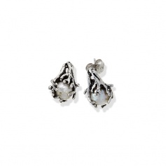 South Sea lobe earrings G.Raspini silver and pearl - GR10233