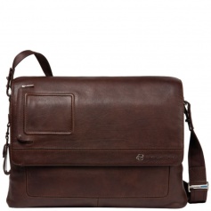 Messenger laptop bag-leather CA1592VI/TM