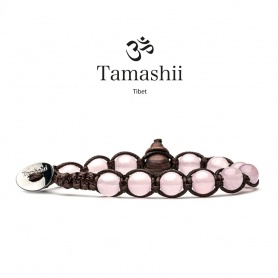 Tamashii Pink Jade bracelet one lap- BHS900-199