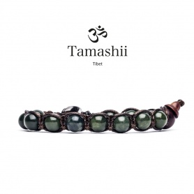 Bracciale Tamashii talismano Giada verde BHS900-106