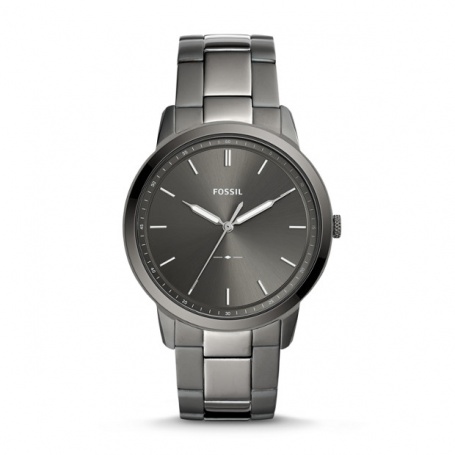 Fossil man's watch The Minimalist smoked gray luminova - FS5459