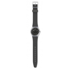 Original Gent Efficient Swatch watch with gray dots - GE712