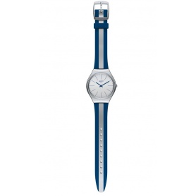 Swatch Skin Irony Skinspring blau grau Uhr - SYXS107