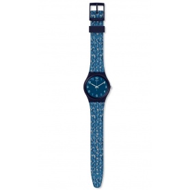 Swatch Watch Originals Gent Tricò Blau blau Fischgrat - GN259