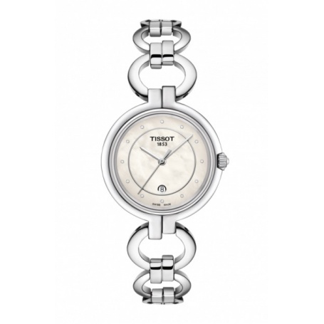 Tissot Flamingo Uhr mit beringten Armband - T0942101111600