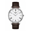 Tissot Tradition Skin silver watch in leather - T0634091601800