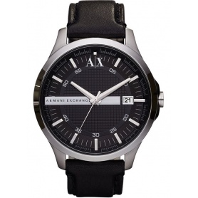 Armani Exchange Hampton leather men's watch - AX2101