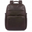 Dark brown Piquadro B3 men's backpack - CA4532B3 / TM
