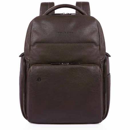 Dark brown Piquadro B3 men's backpack - CA4532B3 / TM